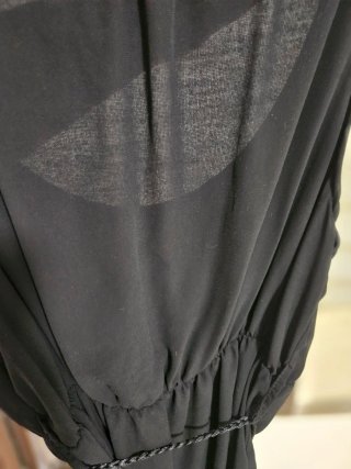 Vestito nero voile M