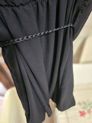 Vestito nero voile M