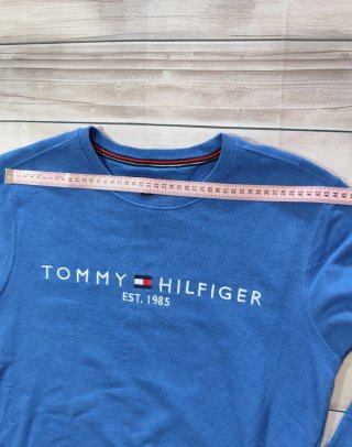 Sudadera Crewneck Tommy Hilfiger Logo Azul Hombre