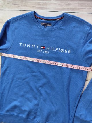 Sudadera Crewneck Tommy Hilfiger Logo Azul Hombre