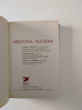Medicina Nuclear - Ch.F.Behrens, E.R.King, J.W.J.C