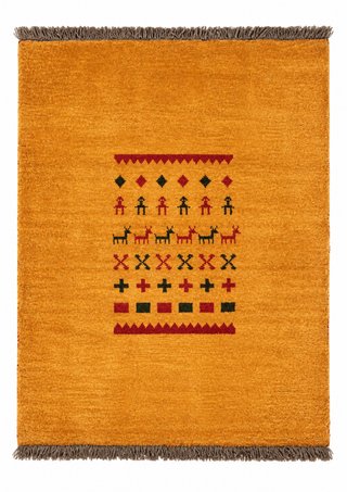 Alfombra Étnica Gabbeh Persa Lana