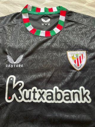 Camiseta Athletic Club Negra Castore