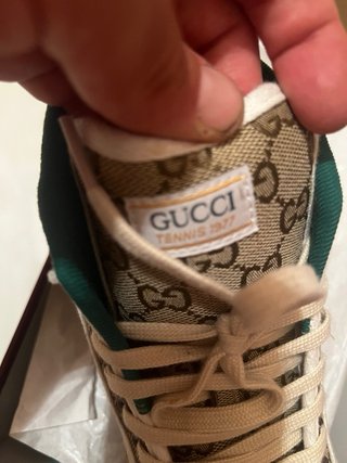 Scarpe Gucci tennis 1977 Beige/Marrone