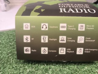 Radio Solar Emergencia Linterna Bluetooth