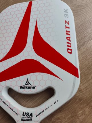 Pala Pickleball Vulkano Quartz 3K + Funda