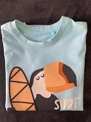 Camiseta C&A niño 116cm tucán surf