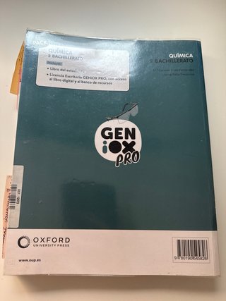 Química 2 Bachillerato | Genioxpro