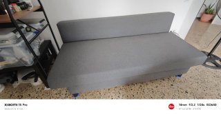 Divano letto Ikea ALVDALEN grigio