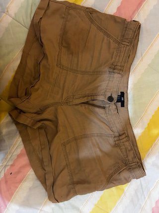 Shorts H&M mujer BEIGE OSCURO