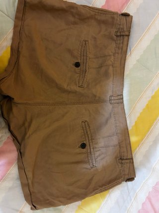 Shorts H&M mujer BEIGE OSCURO