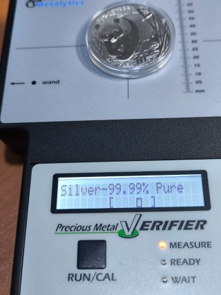Moneda 1 Onza Plata Panda 2002