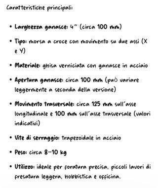 Morsa da banco per trapano