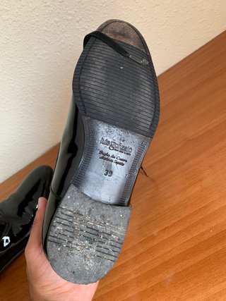 Zapatos charol Luis Gonzalo negros