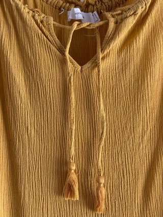 Top tirantes Women'Secret amarillo Talla M