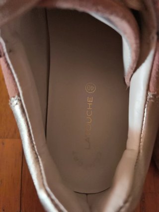 Zapatillas Mujer Latouche Rosa y Dorado
