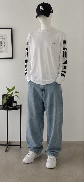 Lacoste Sport Camiseta Manga Larga Loose Fit Blanc