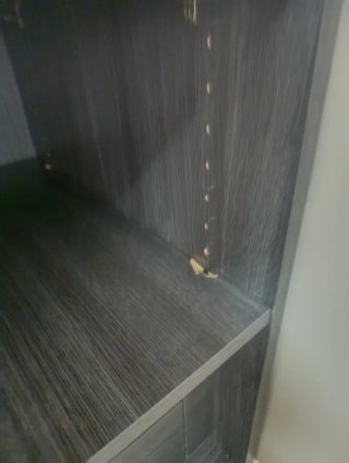 Armario moderno madera y cristal