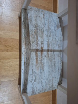 Mesa consola auxiliar vintage madera