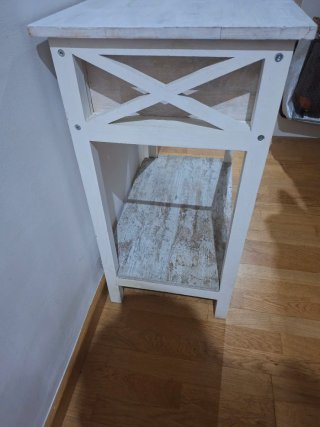Mesa consola auxiliar vintage madera