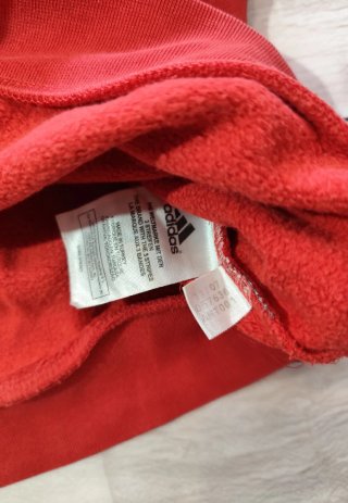 Sudadera Crewneck Adidas Vintage Y2K Roja Size XXL