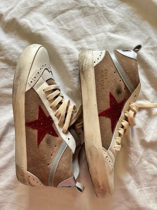 Zapatillas Golden Goose Marrones y Rojas