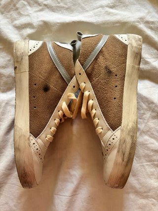 Zapatillas Golden Goose Marrones y Rojas