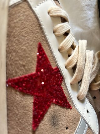 Zapatillas Golden Goose Marrones y Rojas