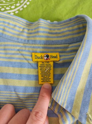 Camisa manga corta marca Duck Head
