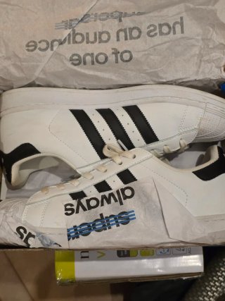 Zapatillas Adidas Superstar Blancas y Negras