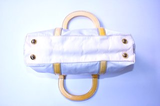 Bolso Prada Blanco y Beige