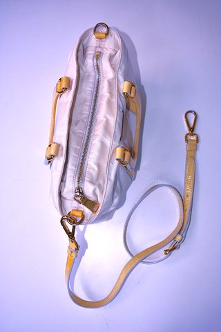 Bolso Prada Blanco y Beige