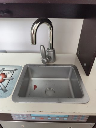 Cocinita de juguete madera con accesorios