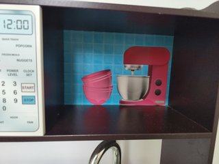 Cocinita de juguete madera con accesorios