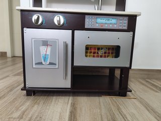 Cocinita de juguete madera con accesorios