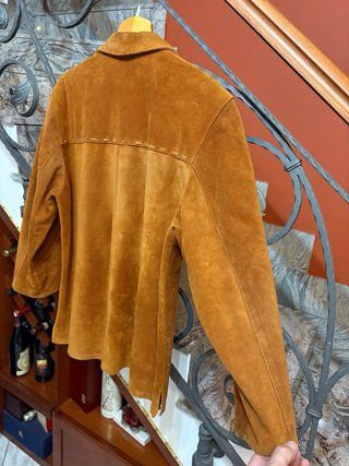 Giacca in vera Pelle scamosciata rasata vintage