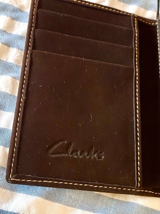 Cartera Billetera Clarks Marrón