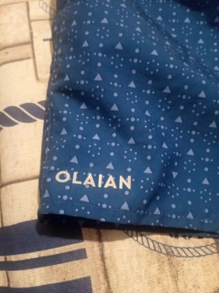 Bañador hombre azul estampado