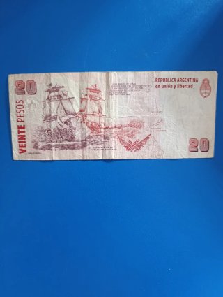 20 Pesos Argentinos Juan Manuel de Rosas