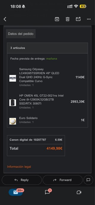 HP OMEN 45L i9-12900K/32GB/3080TI