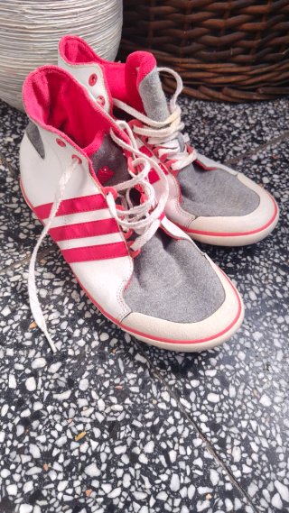 Adidas Zapatillas Mujer Rosa y Blanco