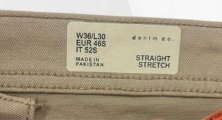Talla L (46). Vaquero de hombre DENIM. Co