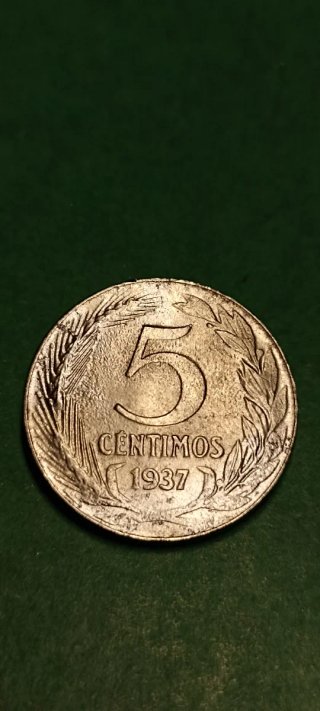 5 Céntimos 1937.