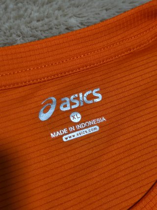 Camiseta Asics Deporte Transpirable Naranja