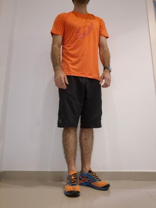 Camiseta Asics Deporte Transpirable Naranja