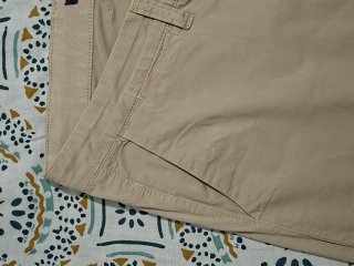 Pantalone lungo uomo beige cotone