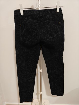 Pantalón micropana H&M negro