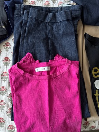 Lote Ropa Mujer Negra y Rosa