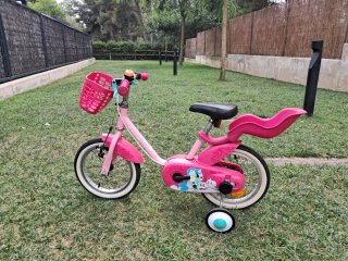 Bicicleta niña Decathlon 14 rosa