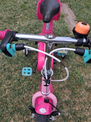 Bicicleta niña Decathlon 14 rosa
